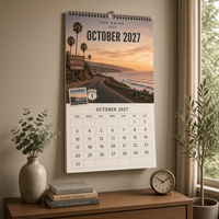 California Stadium Rock 2027 Wall Calendar
