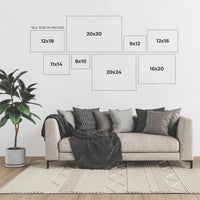 Wolf Pack Winter Forest Printable Wall Art | Digital Download | Horizontal Printable Home Decor