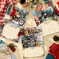 Chrome and Curves 2027 Wall Calendar