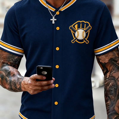 Milwaukee Ball In Glove Baseball Jersey