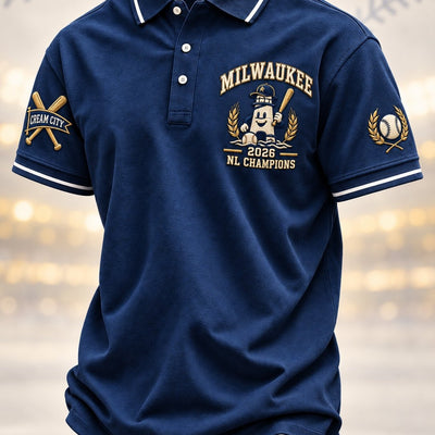 Milwaukee Diamond Polo Baseball Polo