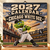 Chicago Baseball Fan 2027 Wall Calendar