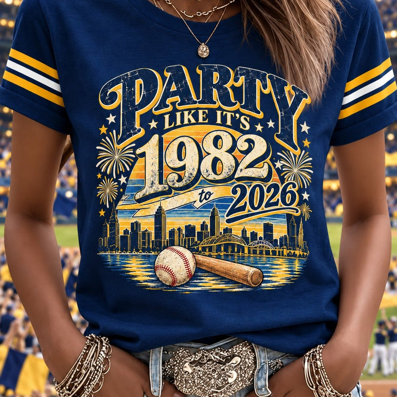 Milwaukee Throwback Diamond Baseball T-Shirt