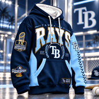 Tampa Bay Baseball White Varsity Hoodie