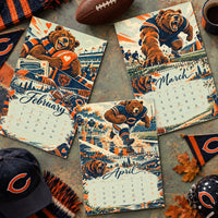Chicago Roaring Bear 2027 Wall Calendar