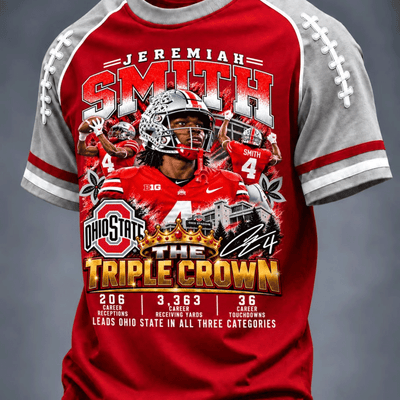 Ohio Football Record Setter 3D Print T-Shirt