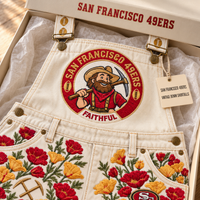 San Francisco Golden Poppy Shortalls