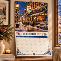 Record Player Christmas 2027 Wall Calendar