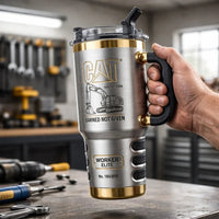 Heavy Equipment Jobsite Tumbler With Handle