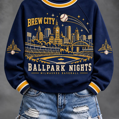 Milwaukee Ballpark Nights Baseball Sweatshirt