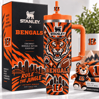 Cincinnati Football Rhinestone 40oz Tumbler