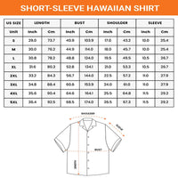 Cocktail Print Hawaiian Shirt | Tropical Palm Leaf Pattern | Breathable Woven Polyester | Fun Vacation Gift for Men