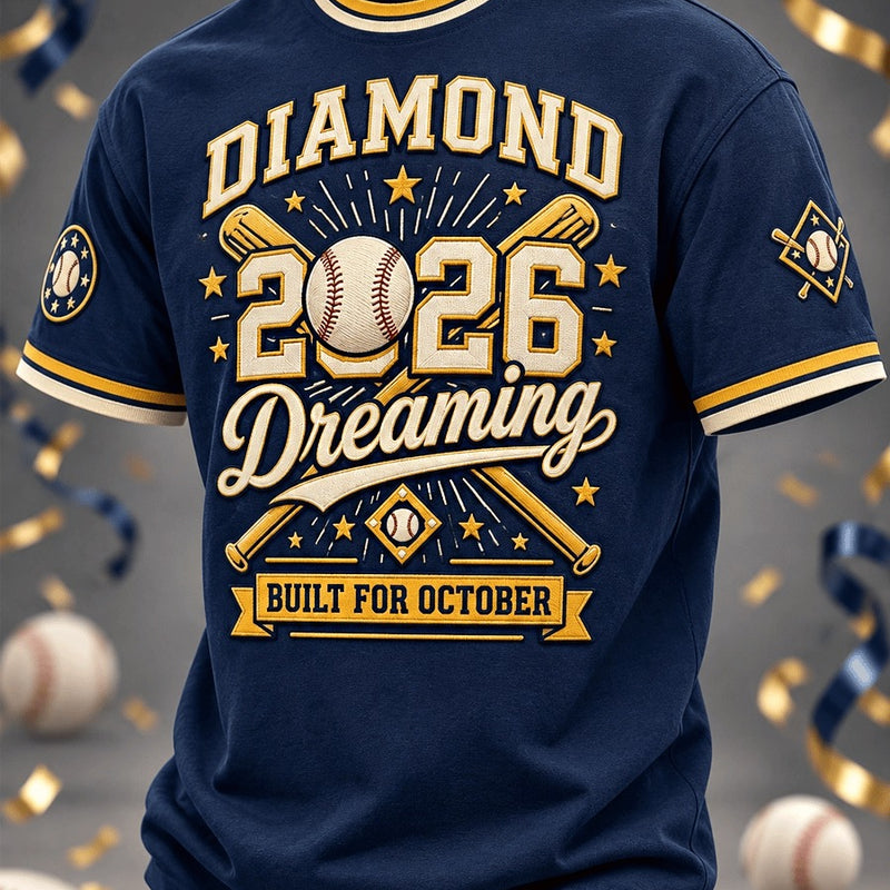 Milwaukee Diamond Dreaming Baseball T-Shirt